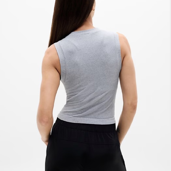 Athleta Renew Seamless Muscle Tank Size XXS Grey Heather - Picture 2 of 9